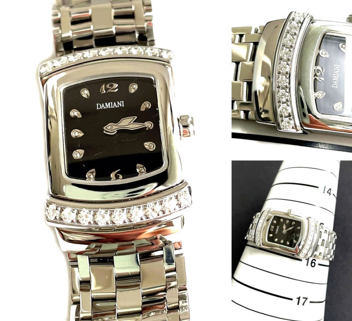 DAMIANI ダミアーニ EGO エゴ ラージメレ 18P ダイヤモンドウォッチ 