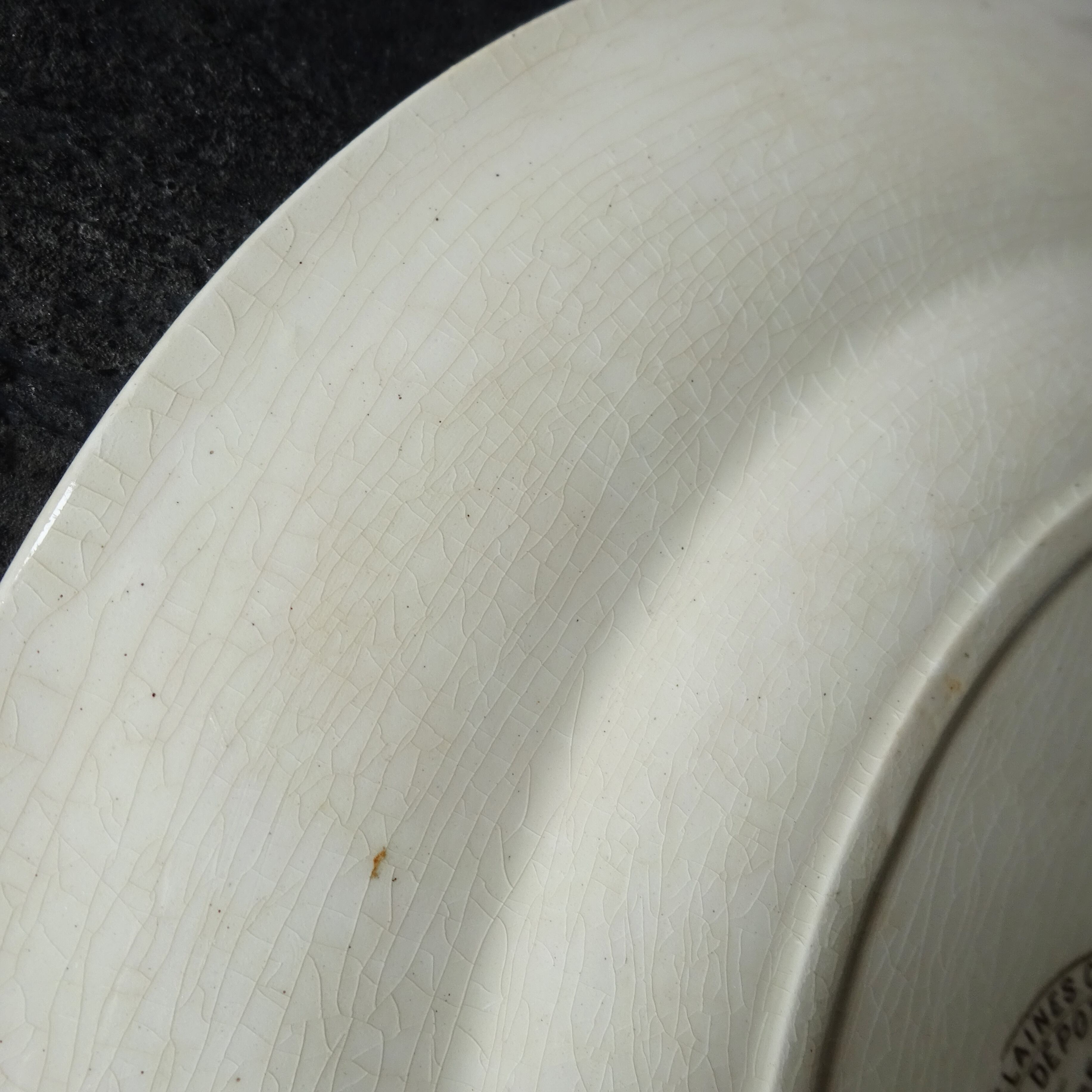 【 Épuisé 】Émile bourgeois / Le Grand Dépôt  décor 《Fleurs de pommier》assiette plate (B)