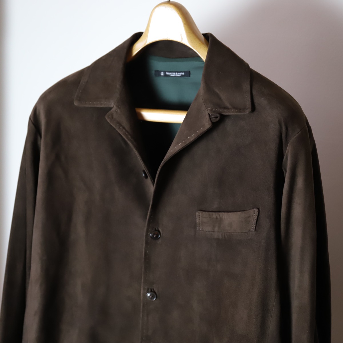 MAATEE&SONS / SUEDE SHIRTS JACKET / BRWN | TIBETAN MARKET