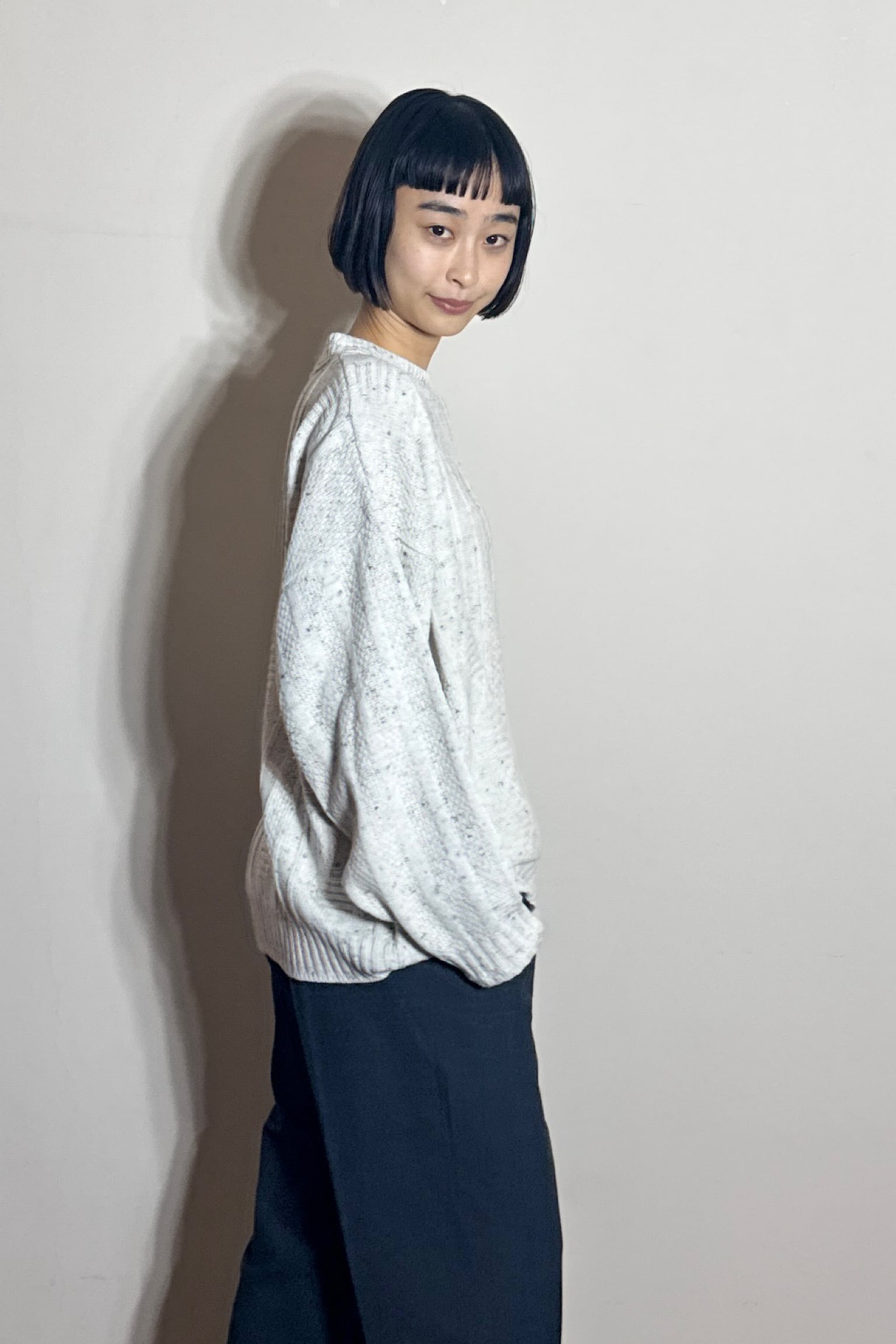 NEW FAST クリームネップニット | DROOMTUIN_VINTAGE