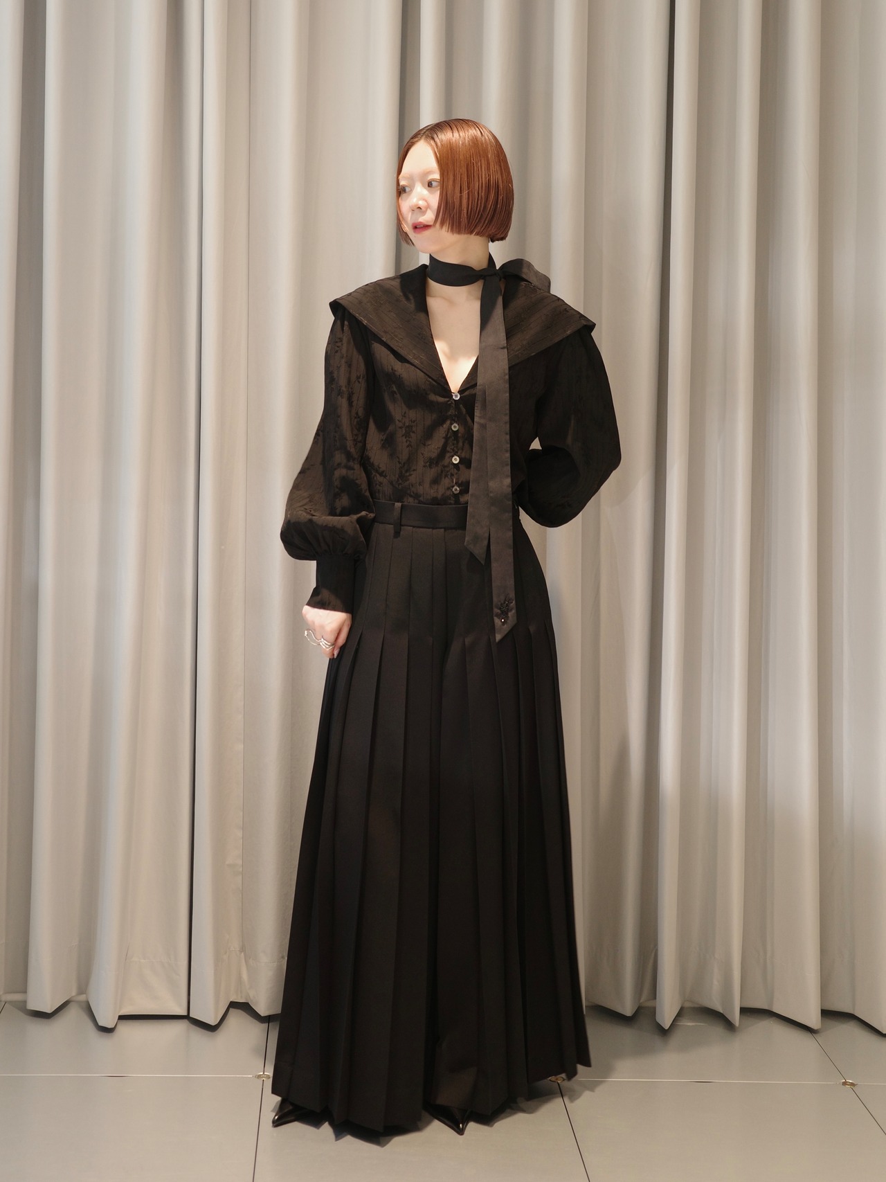 【26AW】FETICO フェティコ / パンツ / FINE WOOL SUITING PLEATED TROUSERS - 2