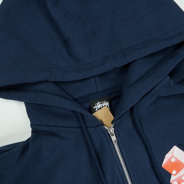 Size【M】 STUSSY ステューシー 26SS TALL DICE ZIP HOODIE NAVY