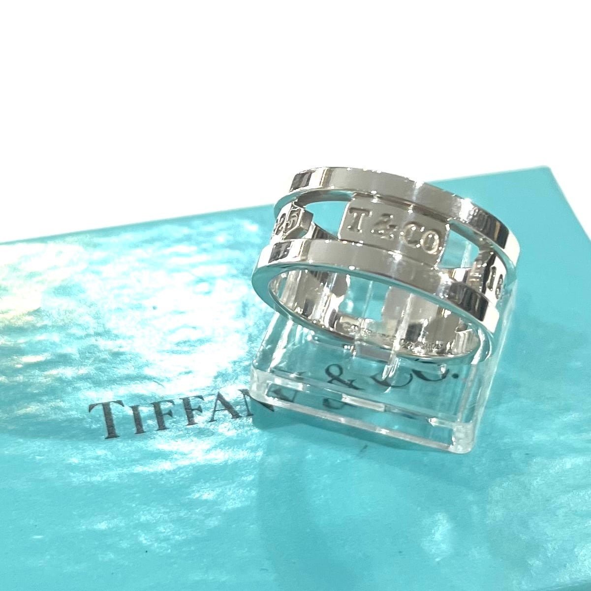 希少【TIFFANY&CO.】【18号 】2576 T&COオープンエレメント ボリューム