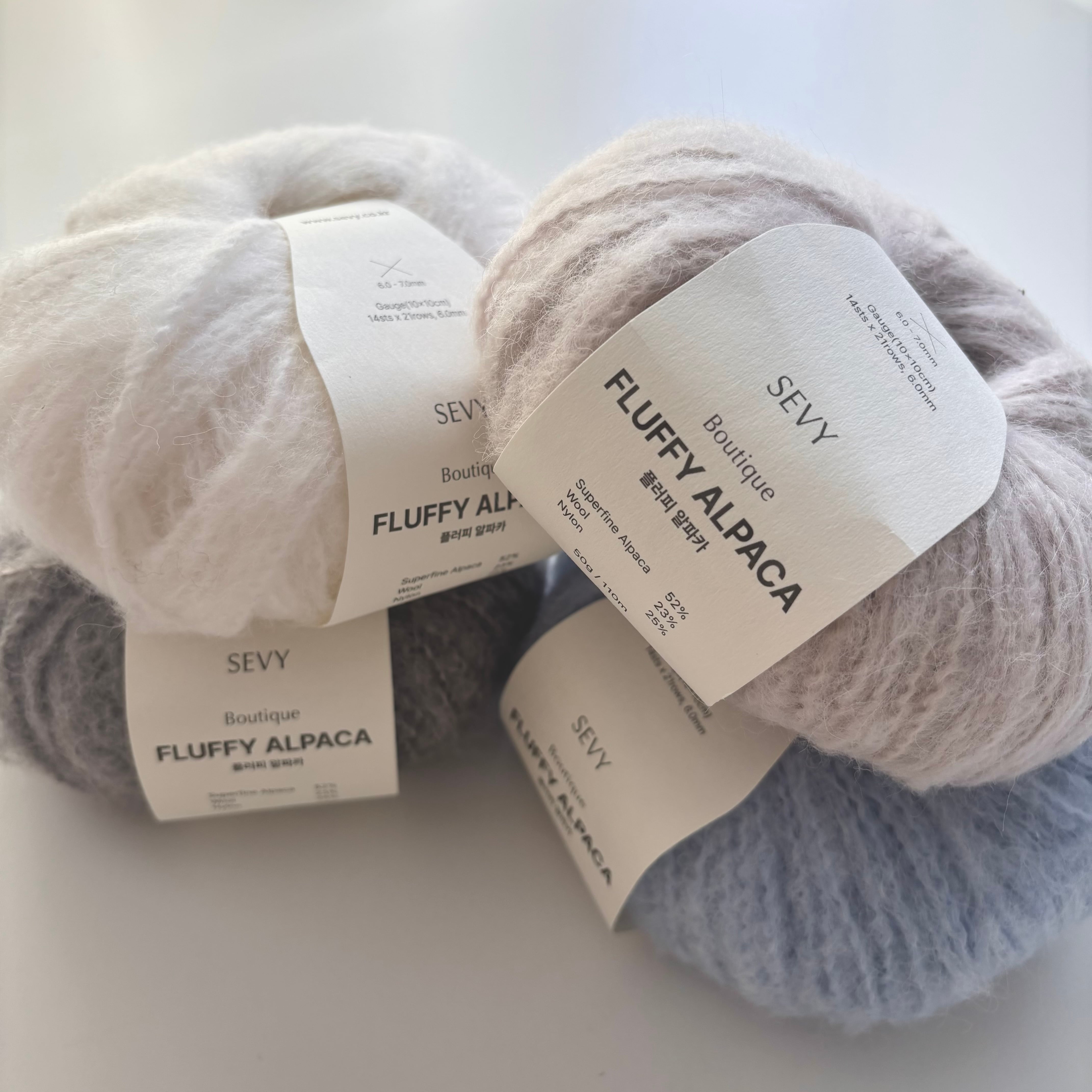 FLUFFY ALPACA by sevy［フラッフィーアルパカ］ | PALE ONE