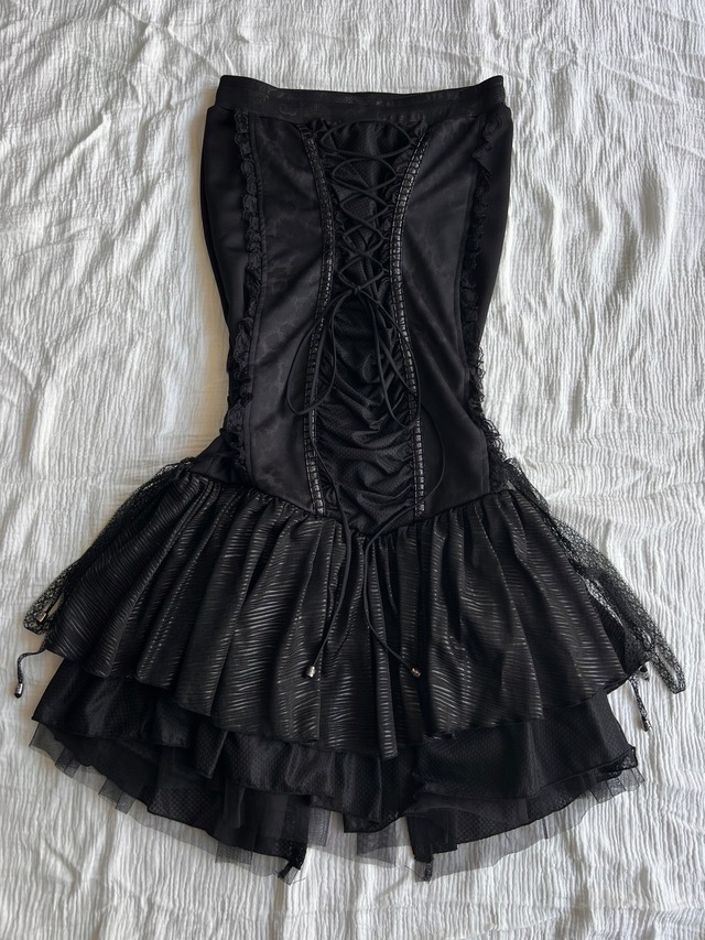 "Qutie Frash"キューティーフラッシュ Gothic Lace-up Skirt