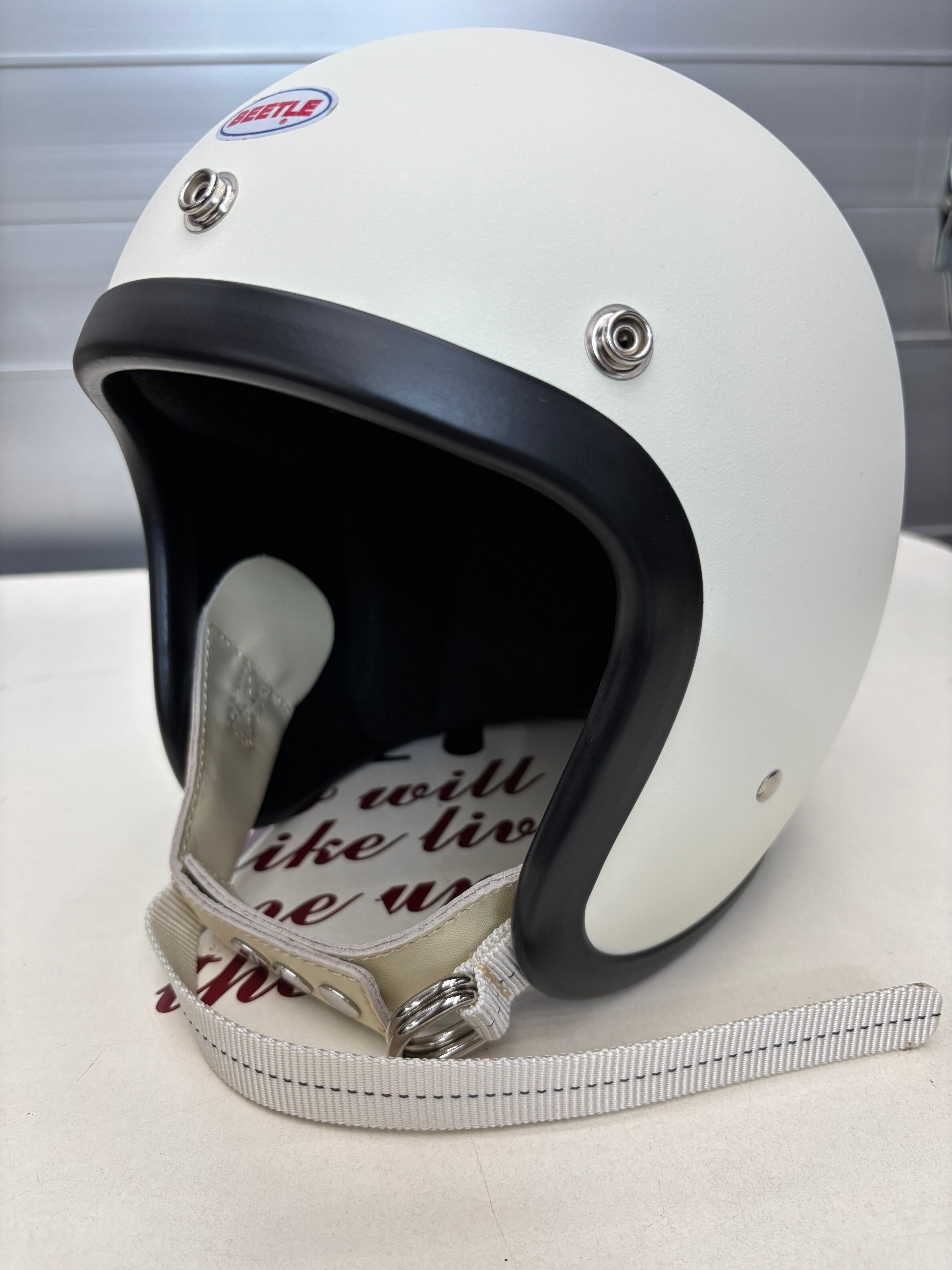 OCEANBEETLE LAC 別注マットアイボリー Wストラップ白！ 各サイズ在庫