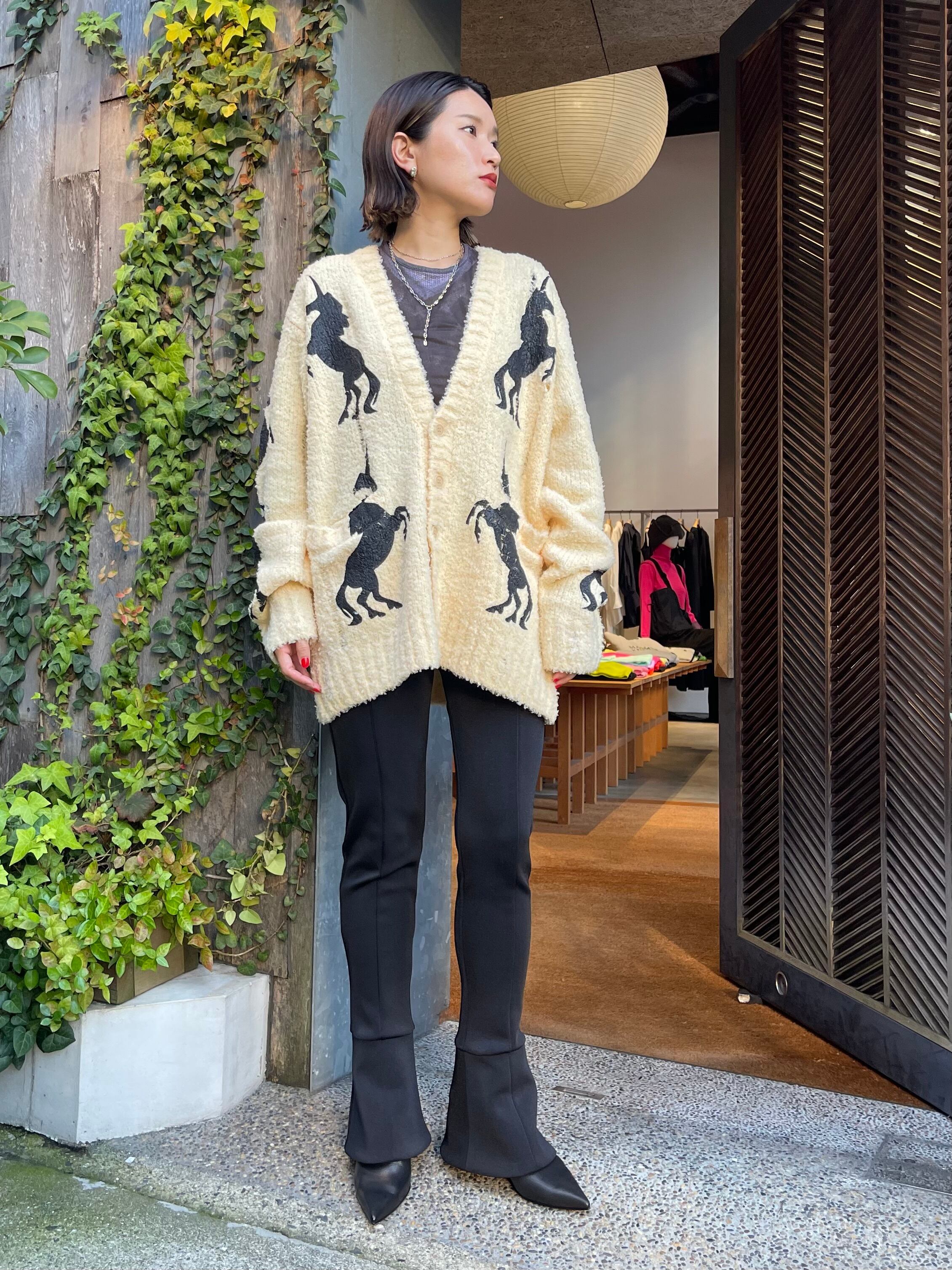 23AW】MASU エムエーエスユー / UNICORN GRUNGE CARDIGAN | TRENT 