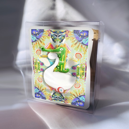 【クリアボックス・ギフト仕様】ゆらゆら木漏れ日の森ブレンド Bセット　スペシャルティコーヒーブレンド　ドリップバッグ 4個入り（No.018 / 021 / 023 / 024）　キャラクターポストカード付