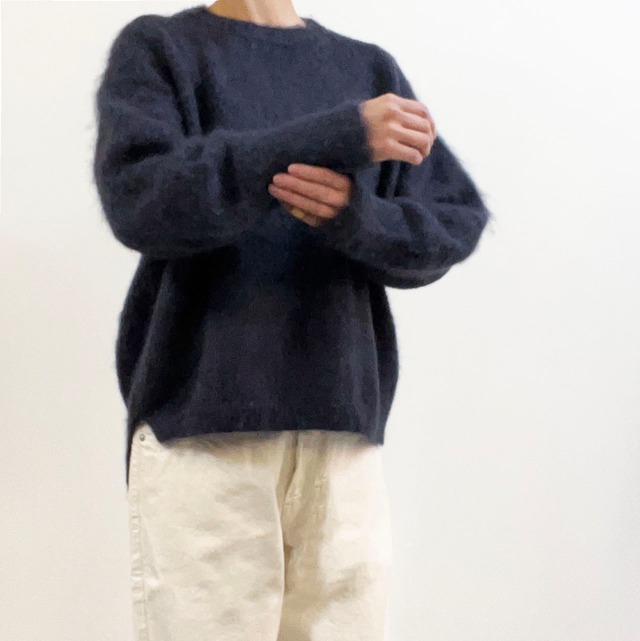 COMM.ARCH.  コム・アーチ　  レディースニット   HAND FRAMED MOHAIR P/O モヘア　プルオーバーニット