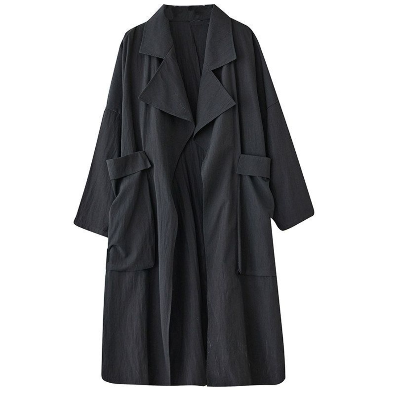 オーバーサイズ ロング トレンチ コート  00285