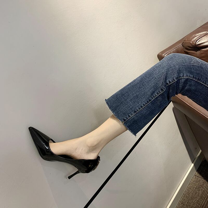 シングルレディースサマーレッドヒール 靴 シューズ ハイヒール 夏物 フェイクシューズ41015606682