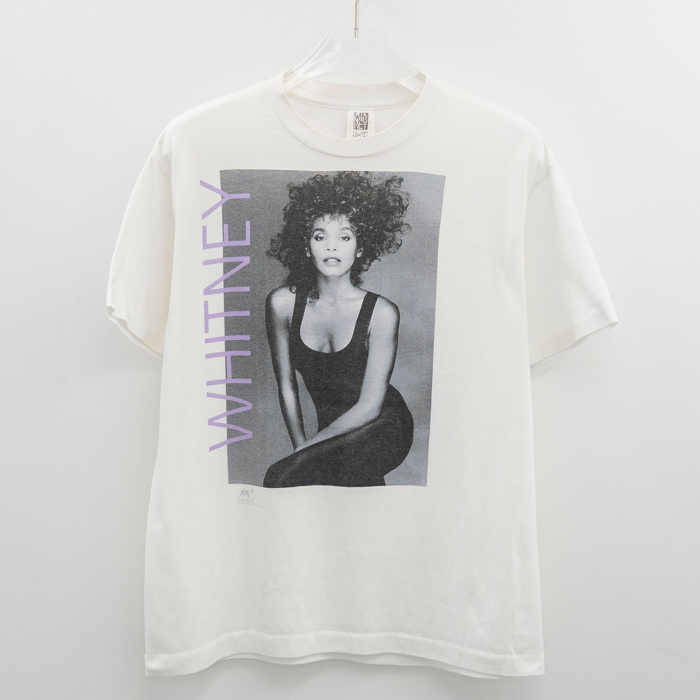 Whitney Huston " Portrait " Original Tag L【A8-97】