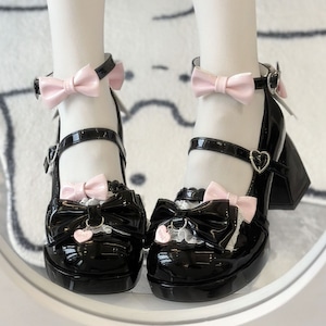 ゆめかわ♡全4カラー ハートチャームエナメルパンプス kutu46 ゆめかわ♡全4カラー ハートチャームエナメルパンプス kutu46