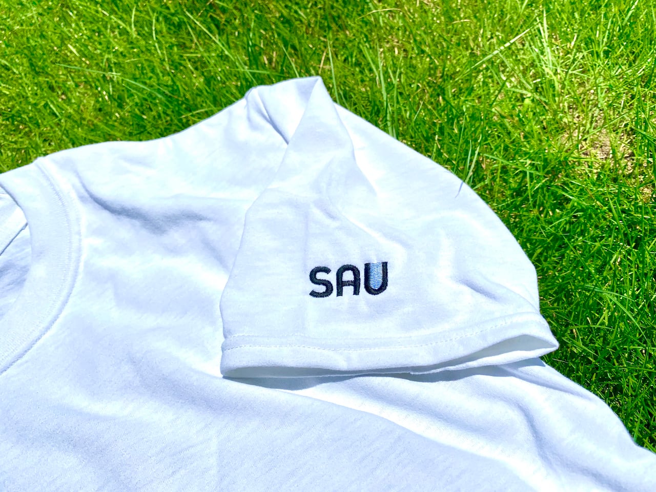 SAU logo 刺繍 Tシャツ