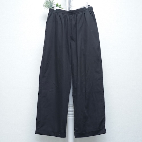 Wide Easy Pants Black