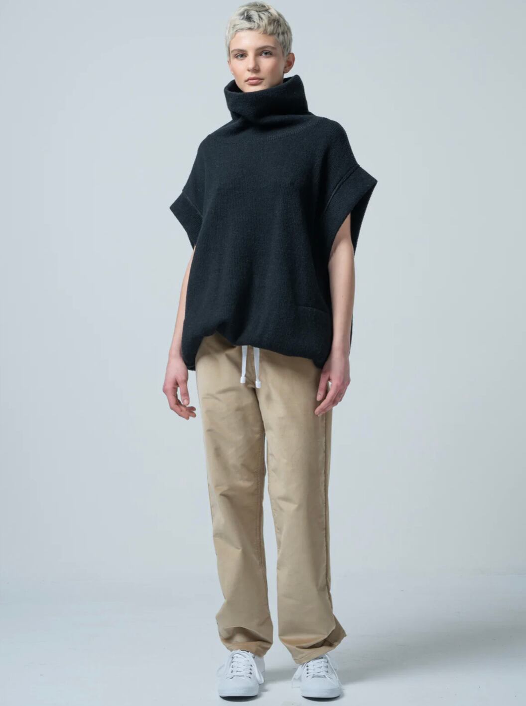 22AW】COGTHEBIGSMOKE コグザビッグスモーク / GISELE ROLLNECK GILET 