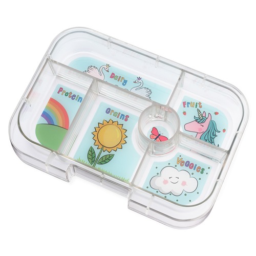 Yumbox Original Tray Insert - ユニコーン  (小分け6)