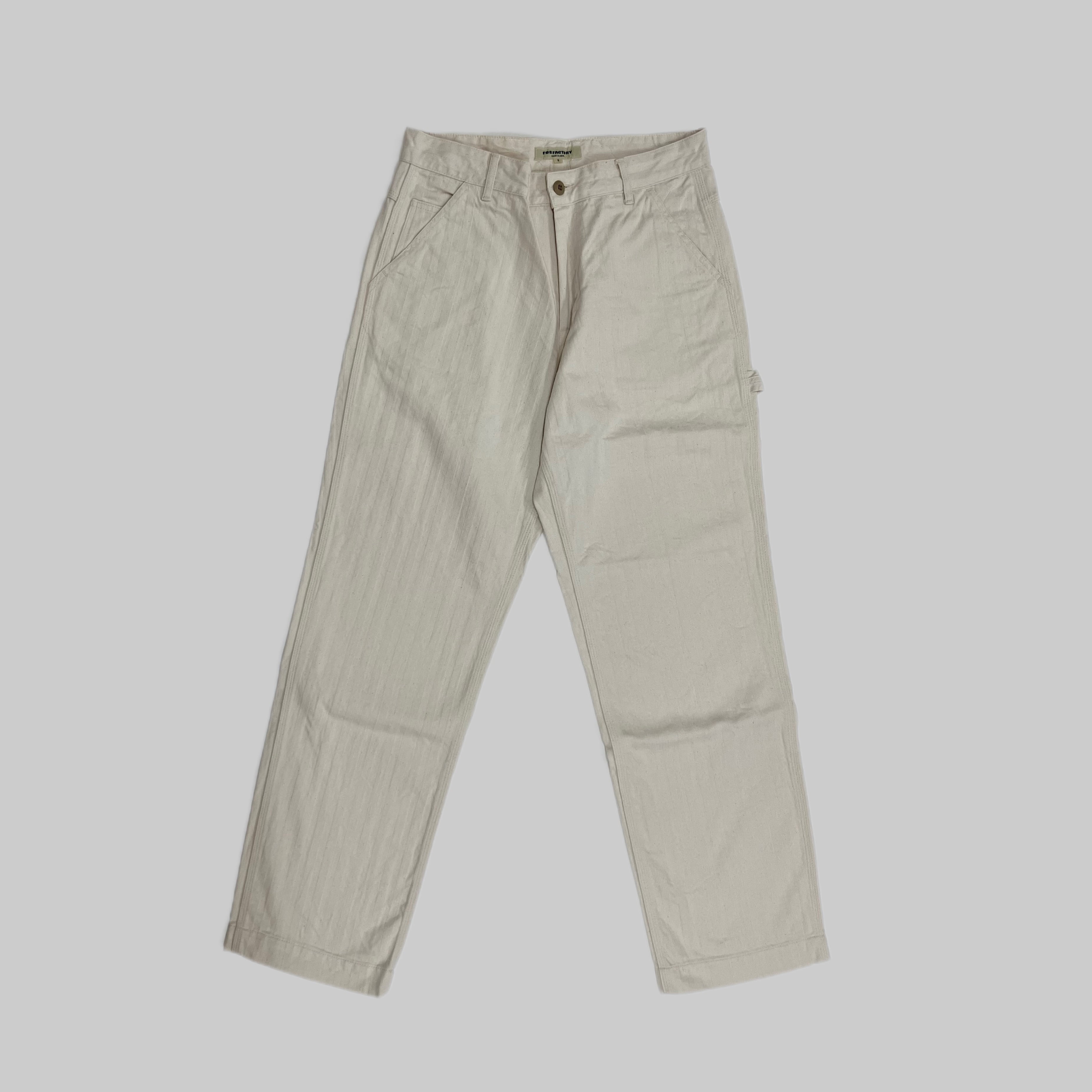 FOB FACTORY F0485/HBT PAINTER PANTS COL/ECRU | TRAVELLER`S BASE