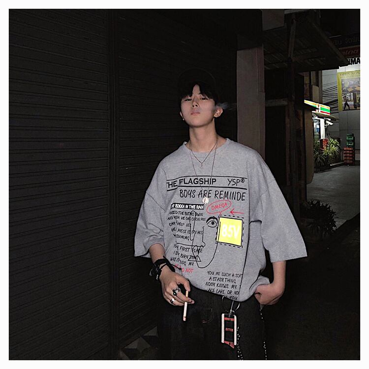 全3色 Tシャツ カットソー プリント カジュアル おしゃれ