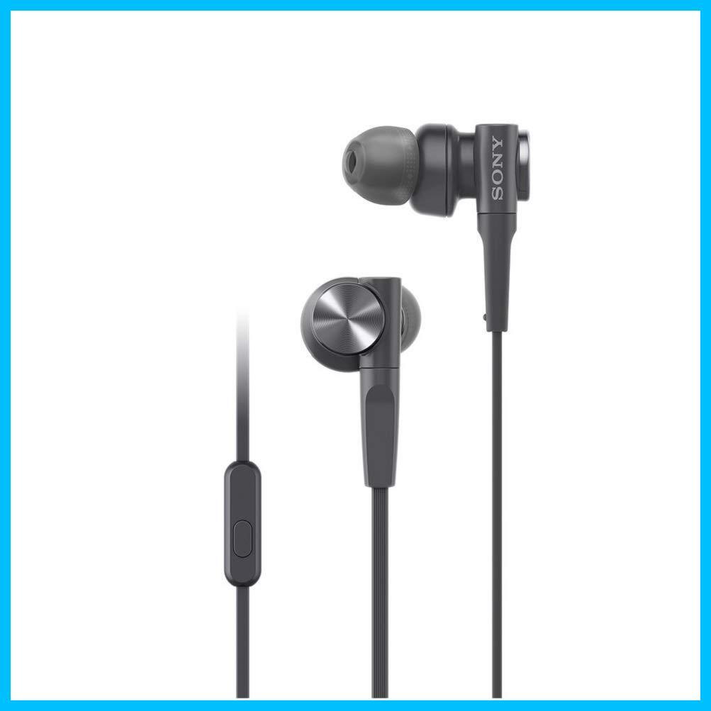 ソニー 有線イヤホン 重低音モデル MDR-XB55 : カナル型 レッド MDR