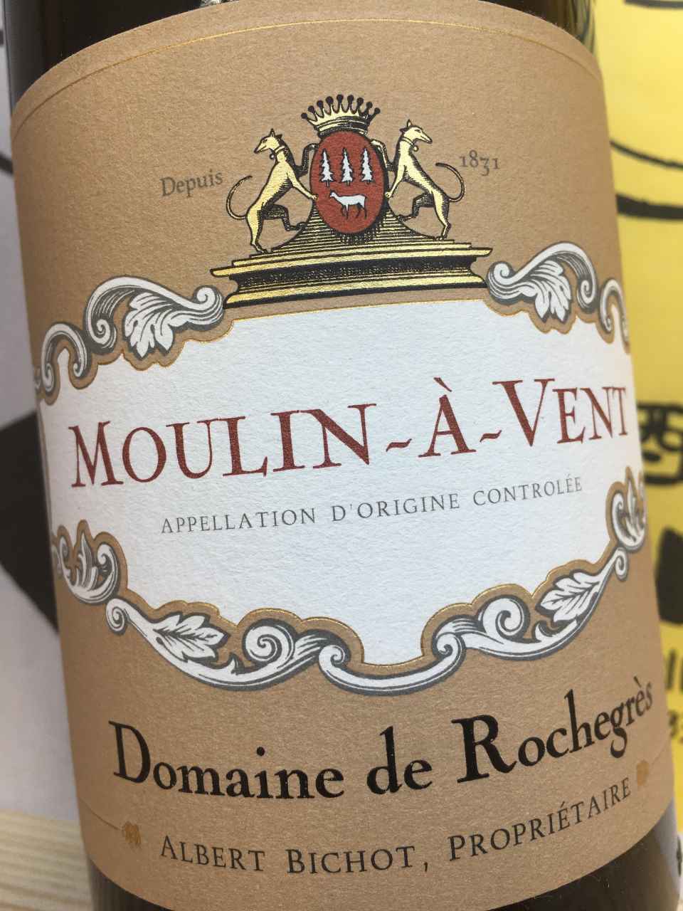 ムーラン・ア・ヴァン　ドメーヌ・デュ・ロシュグレ　2016　赤ワイン