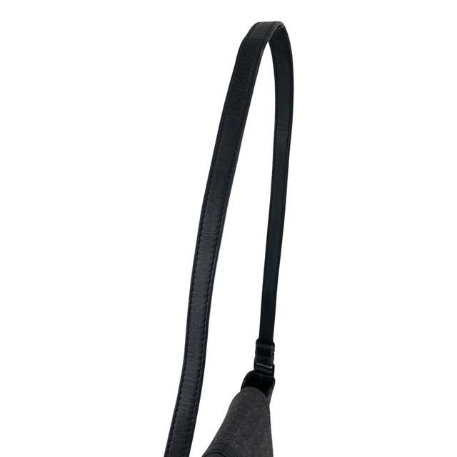 CELINE セリーヌ Cマカダム ショルダーバッグ ブラック ジャガード レザー セミショルダーバッグ vintage ヴィンテージ オールド 6ka487