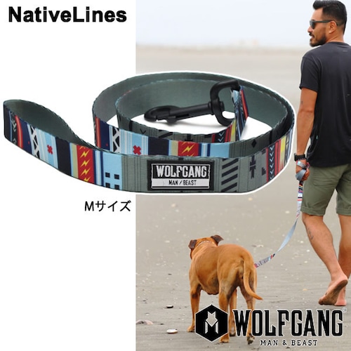 NativeLines LEASH Mサイズ リード WOLFGANG ウルフギャング アメリカ 中型犬