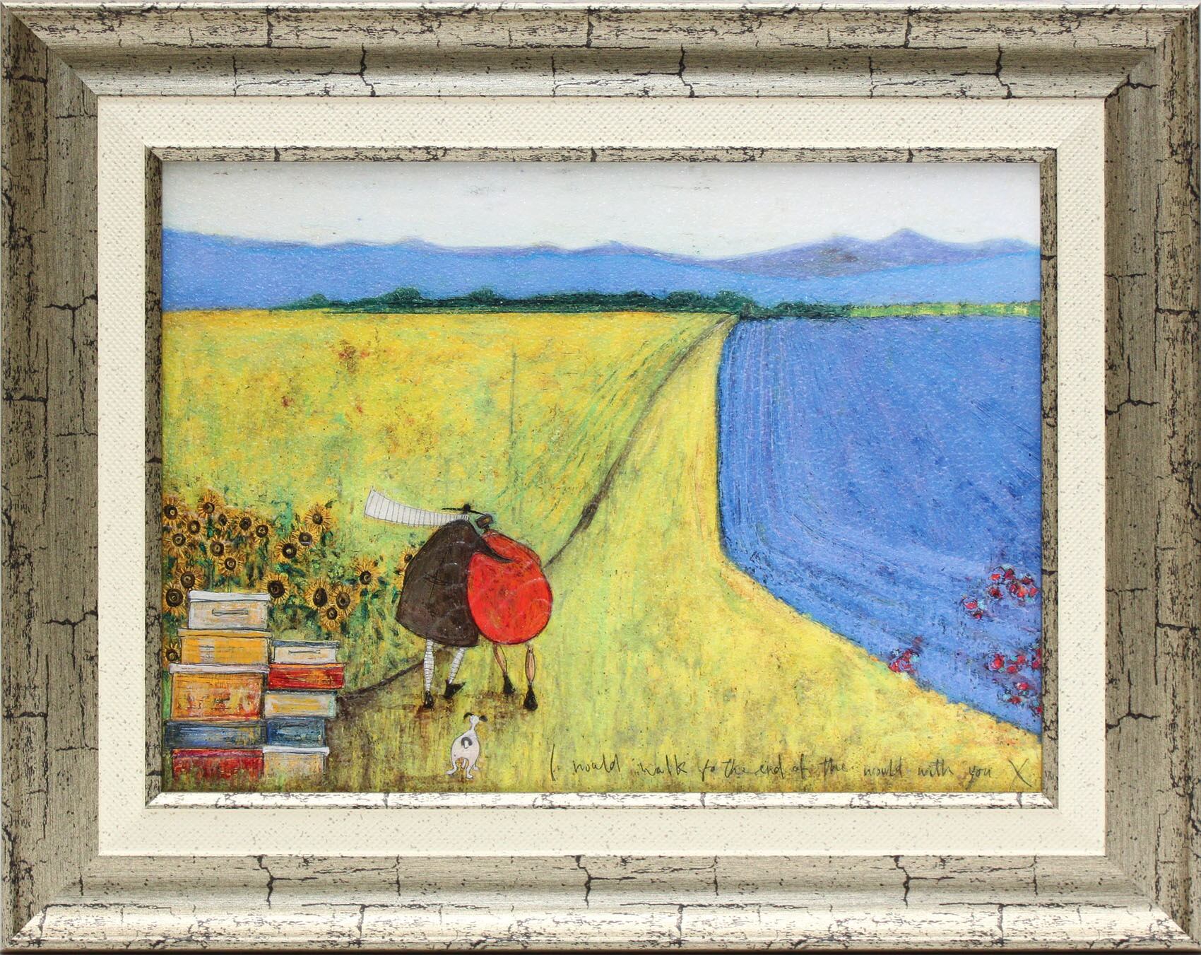 サムトフト「世界の果てまで…」Sサイズ ゲル加工アート アートフレーム 絵画 インテリア