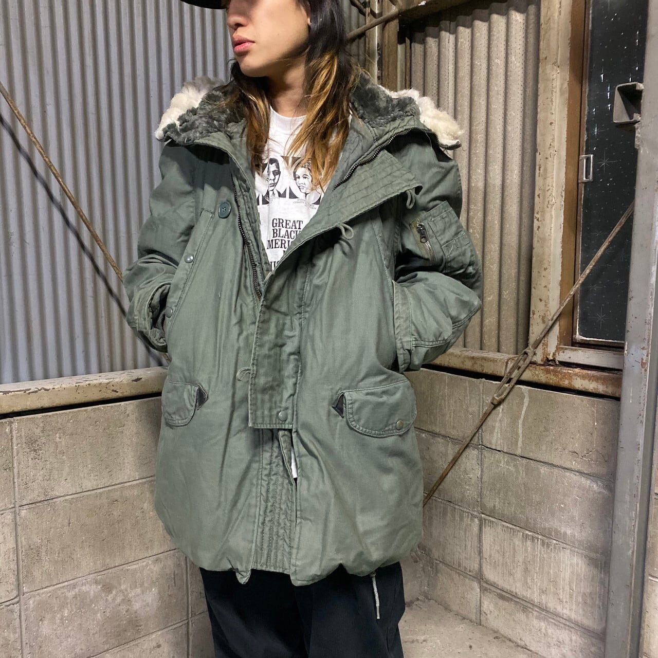 84年納品 80年代 ビンテージ USAF U.S.AIR FORCE 米軍実品 N-3B 