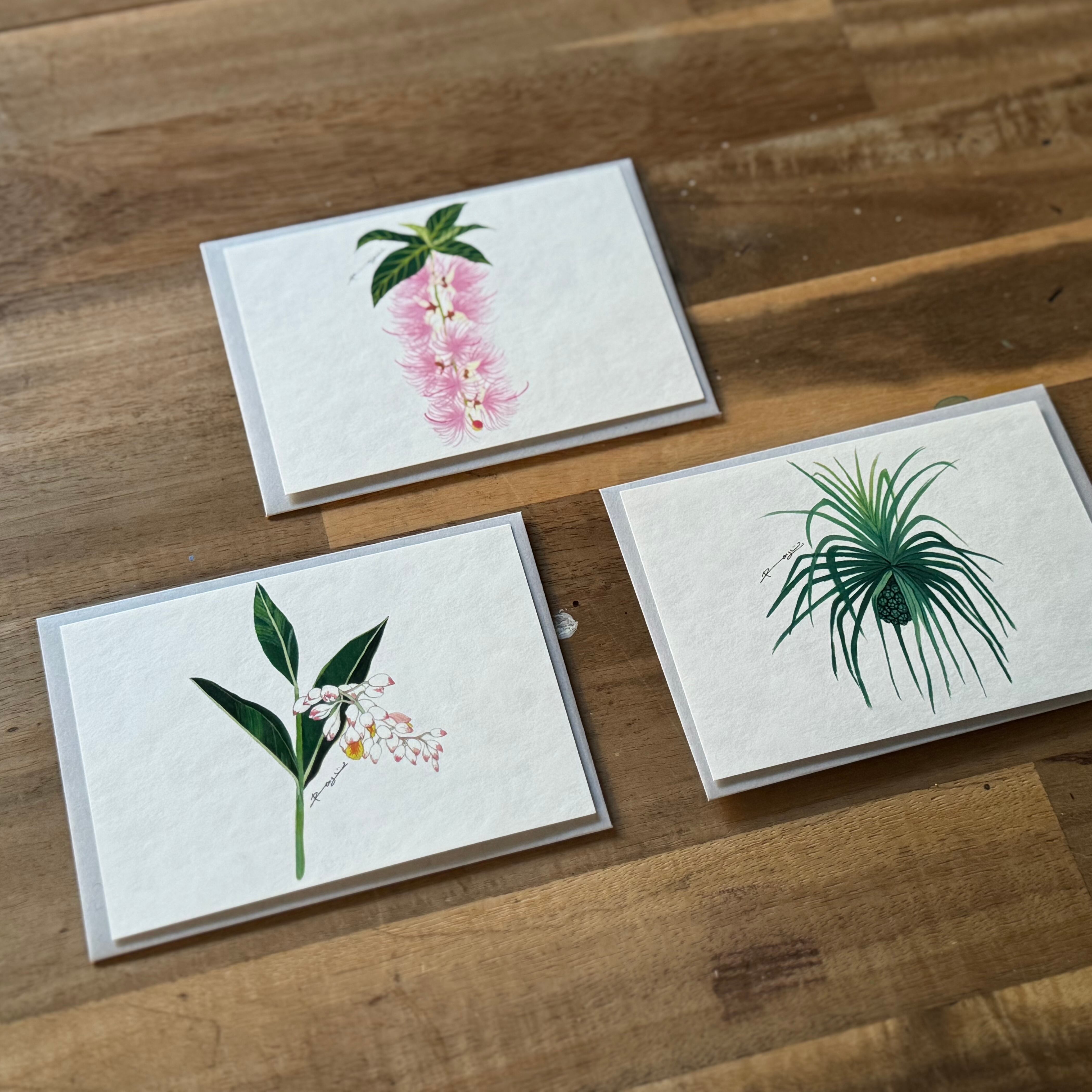 Message Card【TRAVEL MEMORIES of OKINAWA】竹紙メッセージカードA7