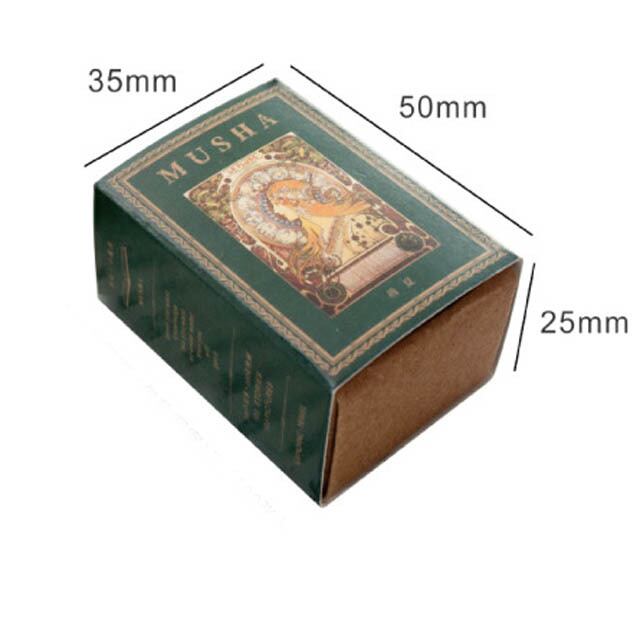 レトロスタイル 100枚 ミニカード MUSHA | rue Sepia