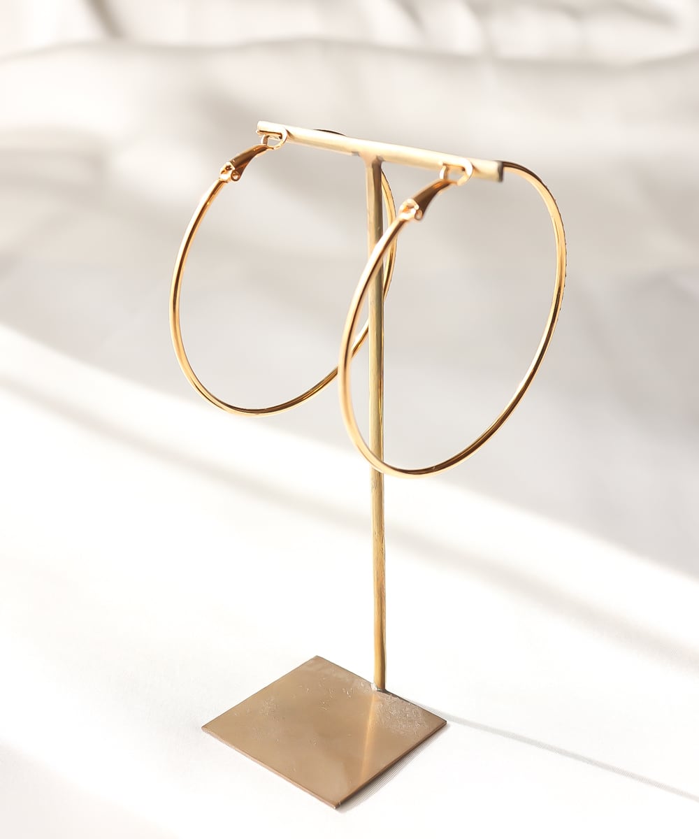 サージカルステンレス フープピアス