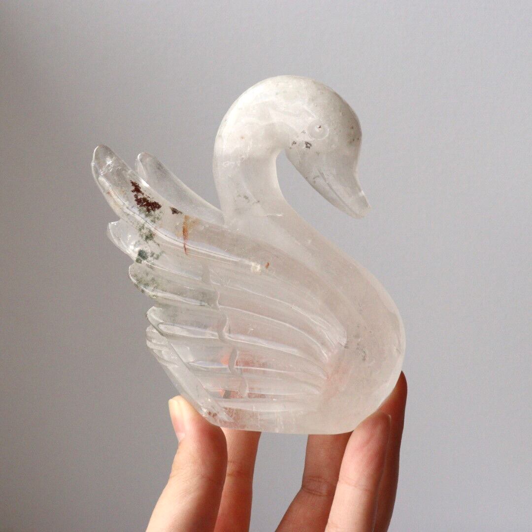 天然石　トロレアイト　カービング　鳥と薔薇　彫刻　台座付きNo.1253 天然石 トロレアイト カービング 鳥と薔薇 彫刻 台座付きNo.1253