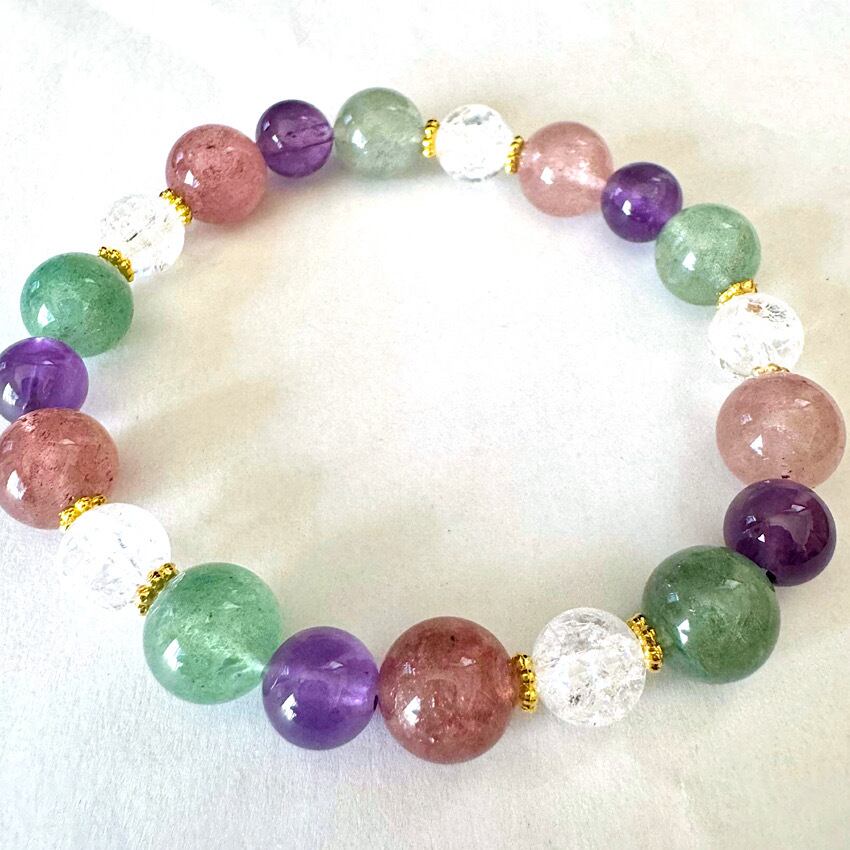 アメジスト翡翠バングル