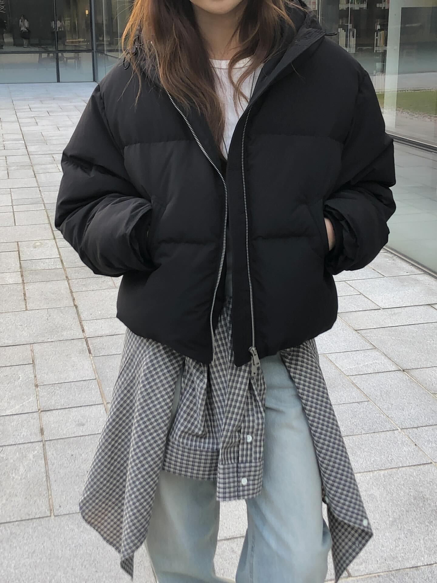 (予約) verveine / Noah hooded duck down padding / 3color