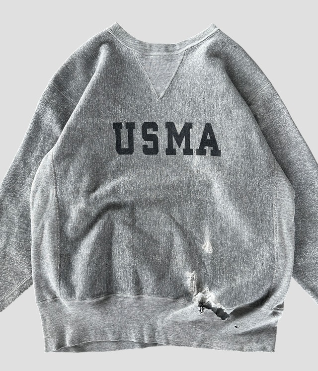 -Champion- Vintage 70s L USMA Reverse Weave Sweat made in USA
