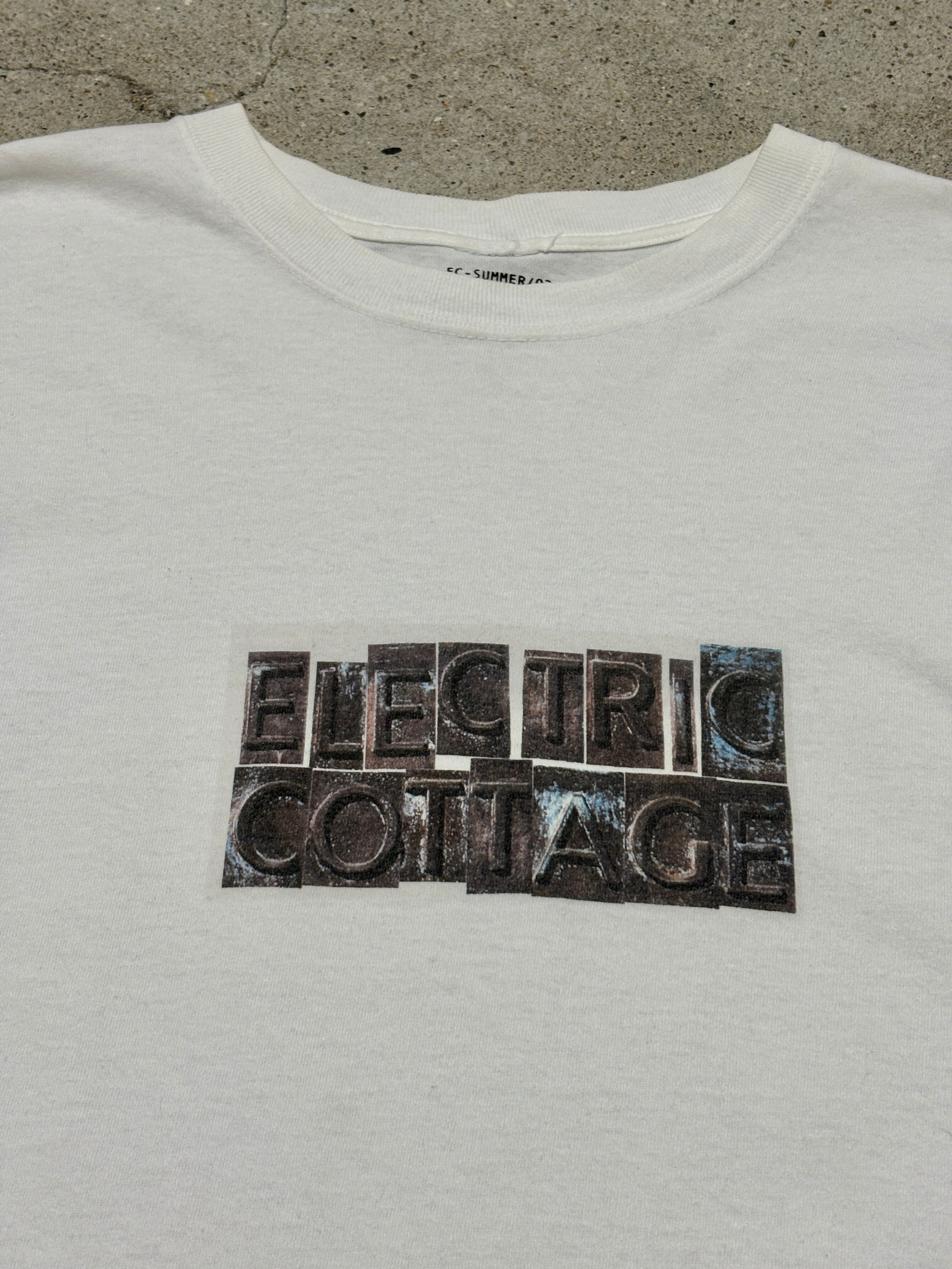 00s ELECTRIC COTTAGE/Logo print Tee/2002年製/L/ロゴプリントT 00s ELECTRIC COTTAGE/Logo print Tee/2002年製/L/ロゴプリントT