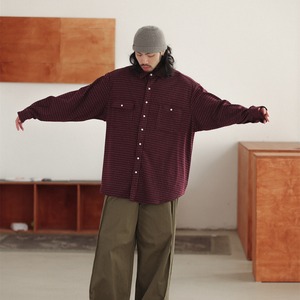 レトロシティ・ワイドチェックシャツ A2020