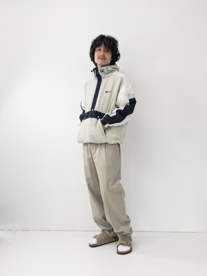 90s Soft cotton 2tuck slacks
