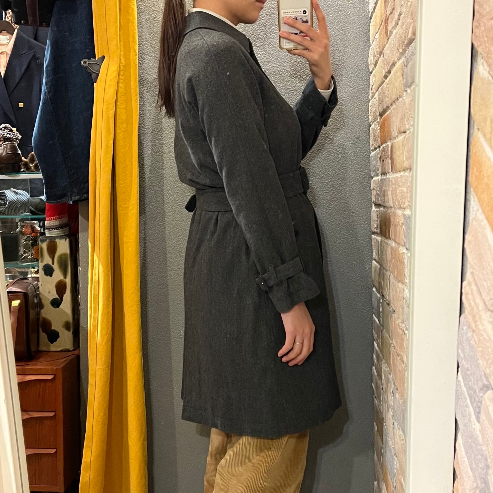 margarethowell “ladies wool coat” size1 マーガレットハウエル