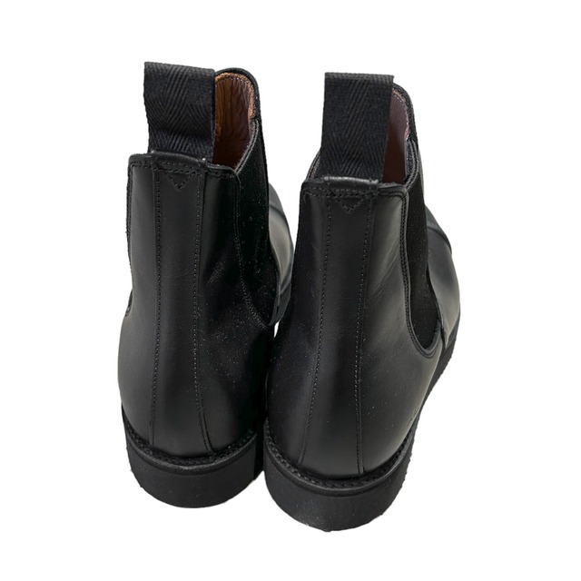 SANDERS / MILITARY CAP TOE CHELSEA BOOTS "Waxy Leather" (サンダース ミリタリー キャップトゥ  チェルシーブーツ サイドゴア) | WhiteHeadEagle