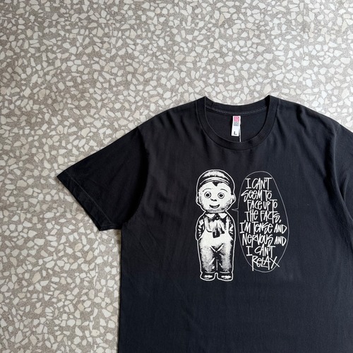 S/DOUBLE / usa製 Design T-shirt size L