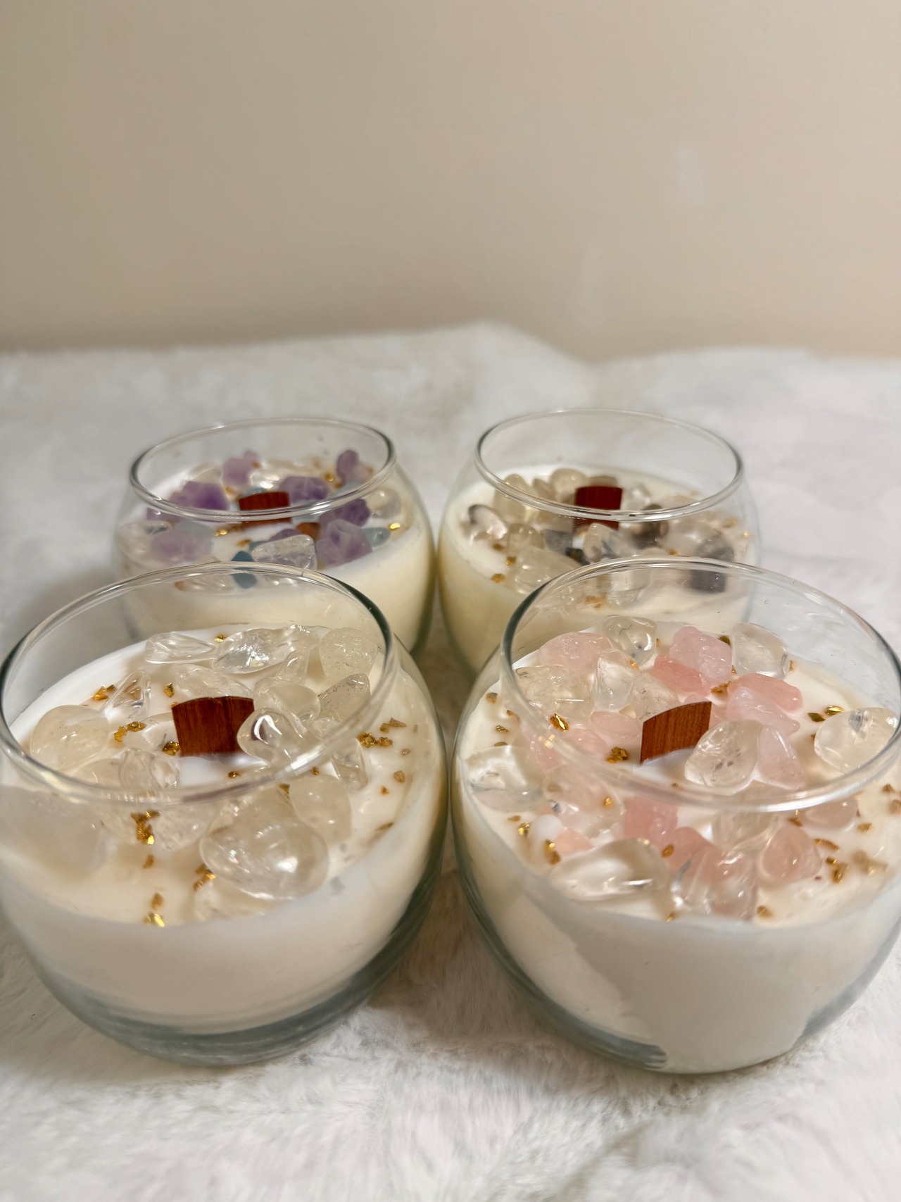 【観賞用価格】天然石ソイキャンドル【訳あり品】