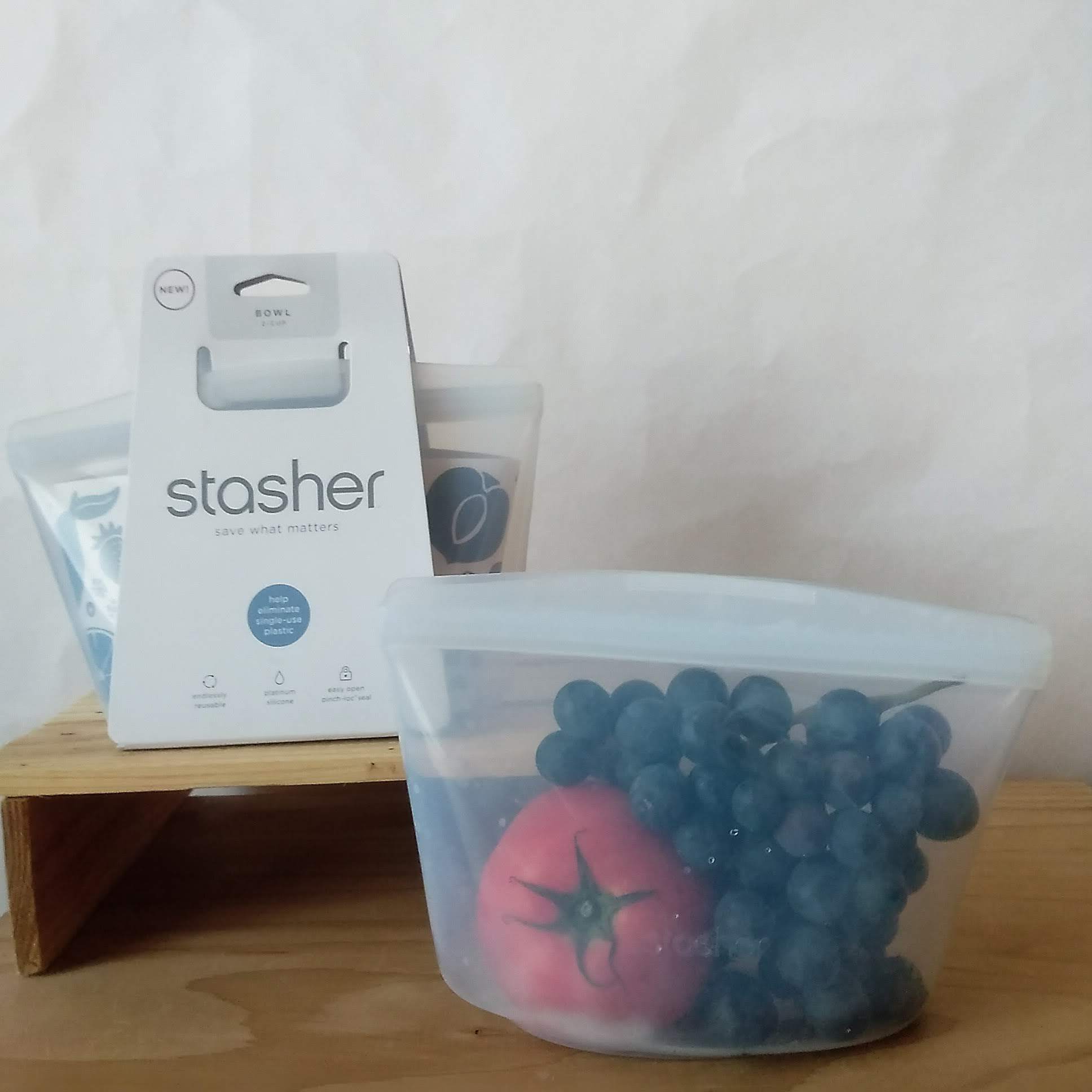 【店頭受渡し】スタッシャー シリコンバッグ ボウルM 946ml