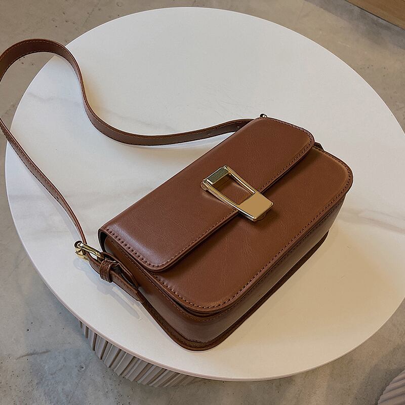 オータムウィンタースタンダード レトロ 秋物 冬物 スクウェア メッセンジャーバッグ 手作りハンドバック24229693313