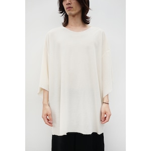 [kujaku] (クジャク) 2024SS K-434 / oversize pullover (white)