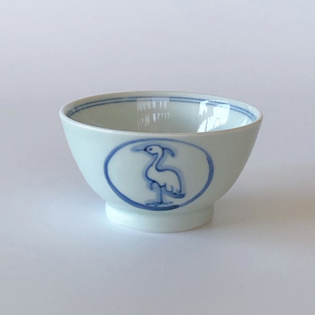 有田焼和食器　飯碗（大）【さぎ】