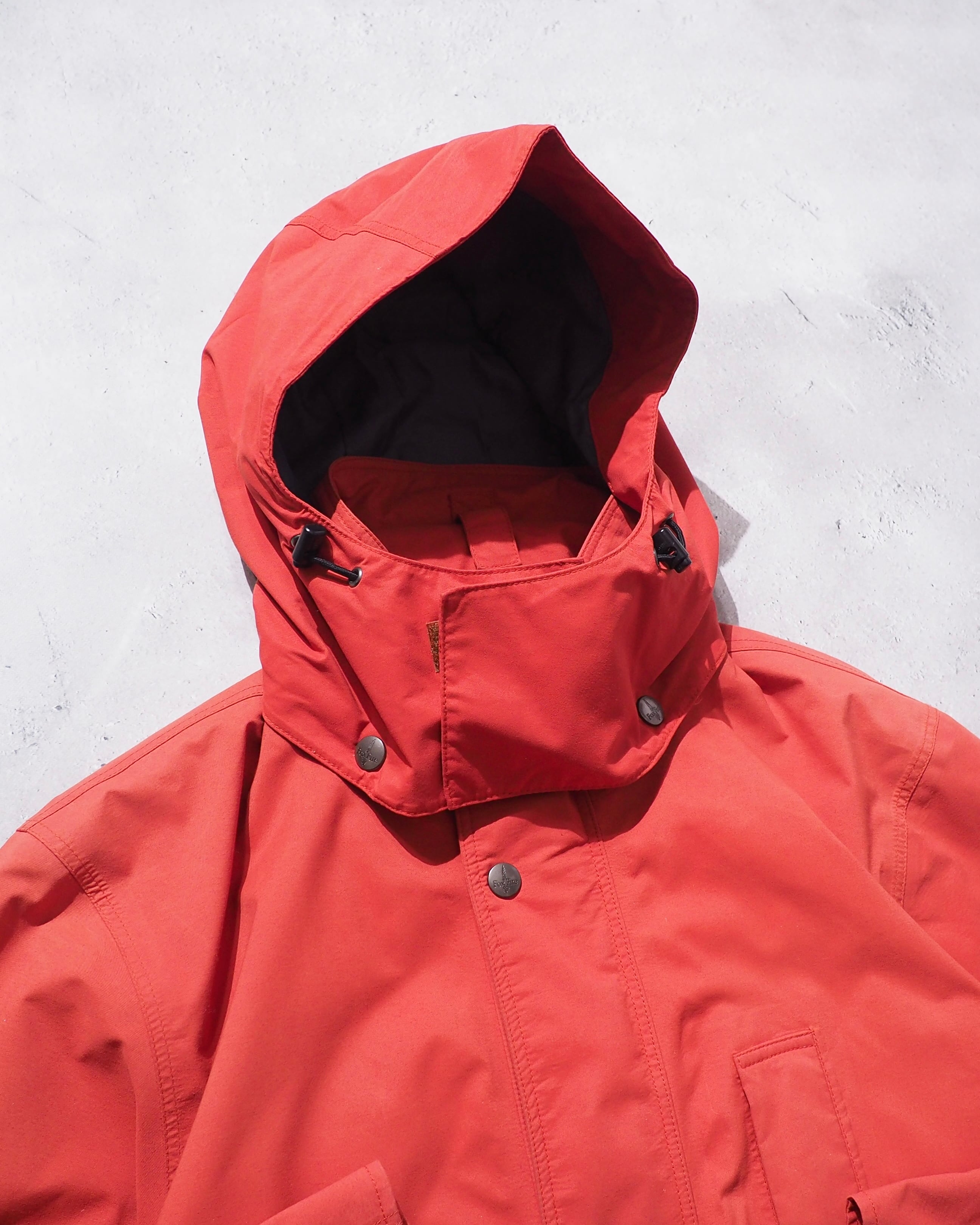 " Fox Fire - GORE- TEX " Carrot Orange color Technical nylon jacket