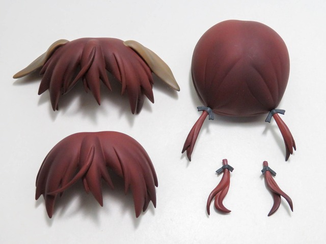再入荷（Ａ−ランク）【259】 ゲルトルート・バルクホルン 髪パーツ おさげとケモ耳　ねんどろいど