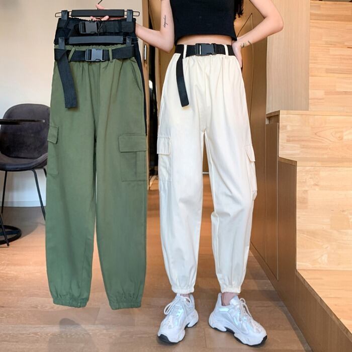 パンツ スプリングオータムウェストハイウェストオーバーオール スリムカジュアル 春物 秋物 1号婦人65059451838